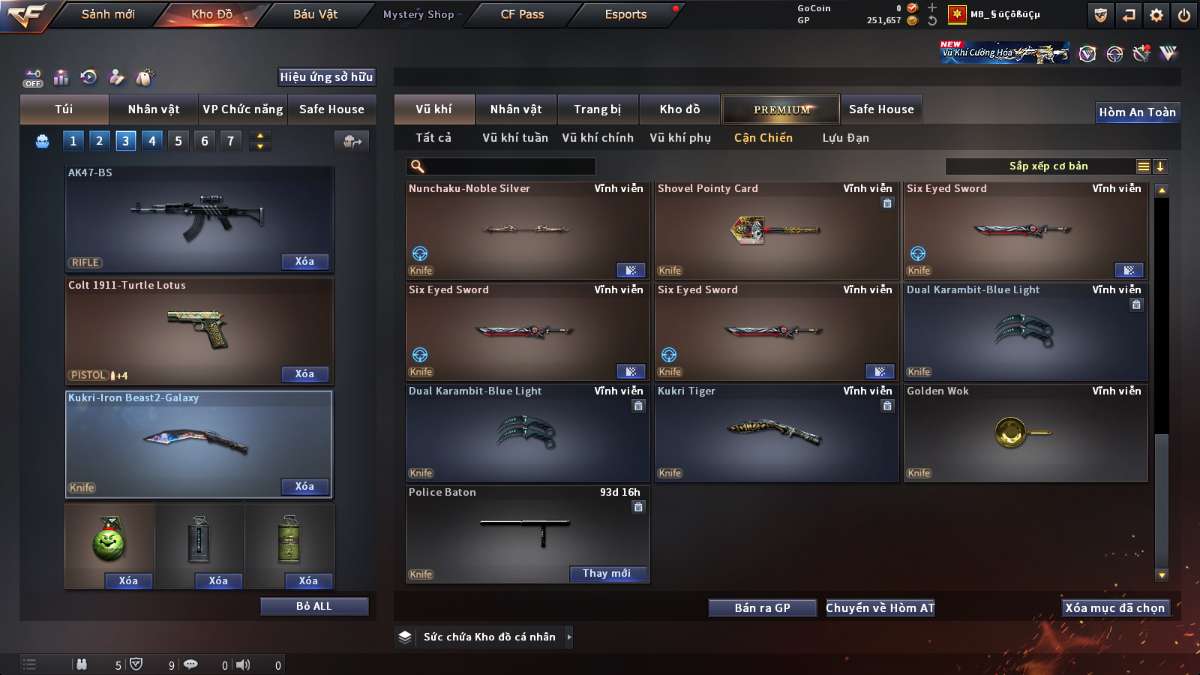shop acc cf uy tin gia re